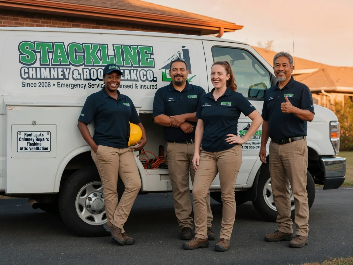 Chimney flashing repair company in Robbins, CA